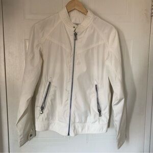 La Château White Bomber Jacket